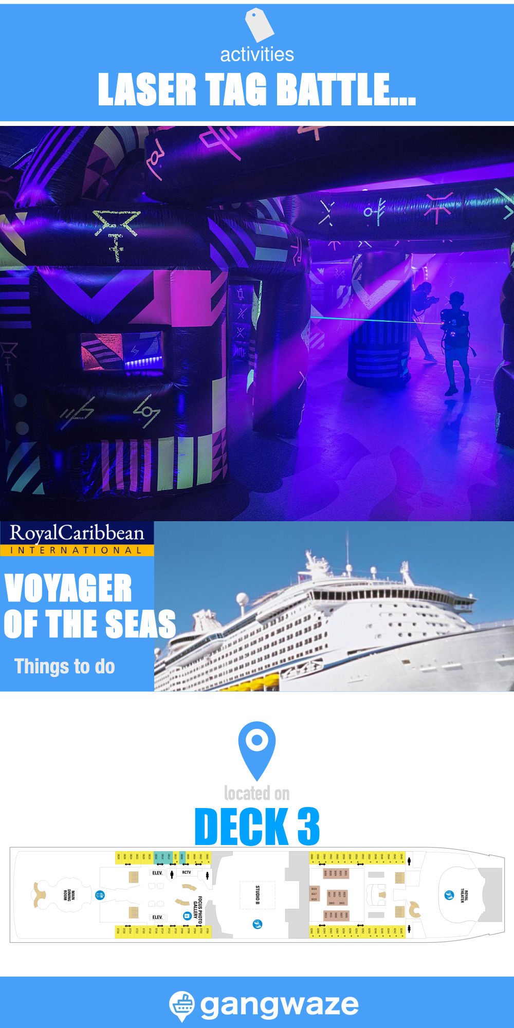 voyager of the seas laser tag